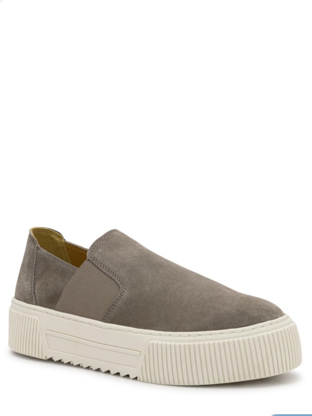 Crown Vintage Women's Marlenna Slip-on platform Sneaker Smoke Suede 7.5M